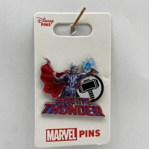 Disney Pin Marvel Thor Bring the Thunder Avengers 3D Parks Trading Pin